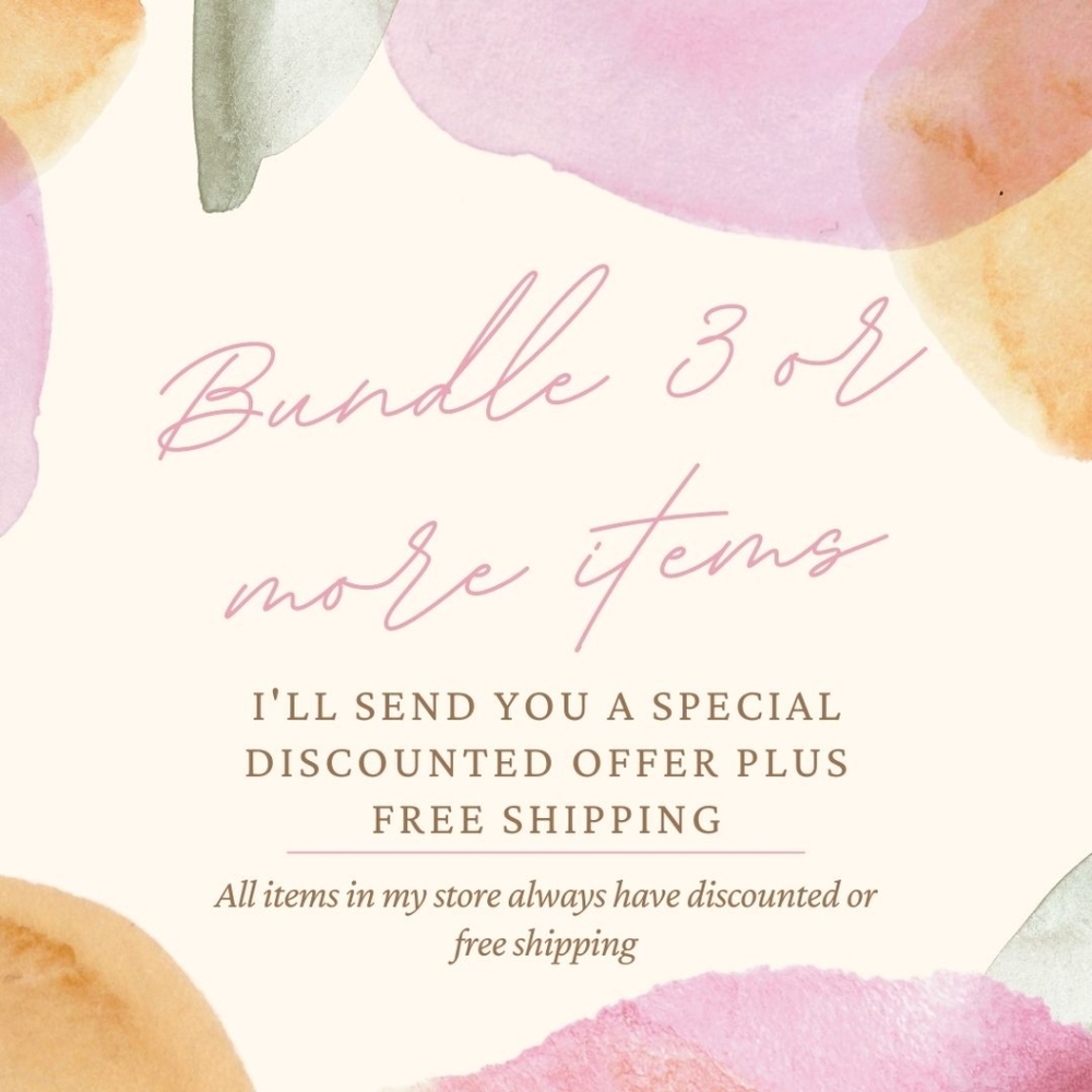 Bundle items you like for a discount!
